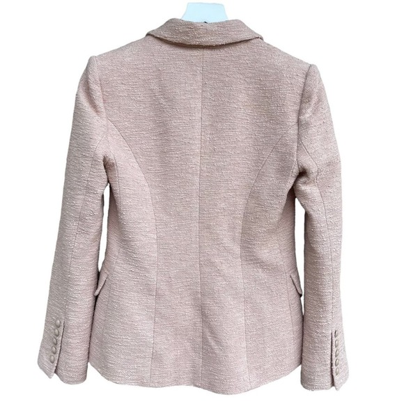 L'AGENCE Kenzie Tweed Blazer Petal - Picture 7 of 11